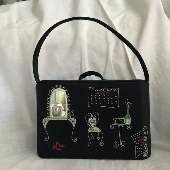 Neiman Marcus Handbags - Lulu Guinness Collectible 2000 Silk Handbag NWT